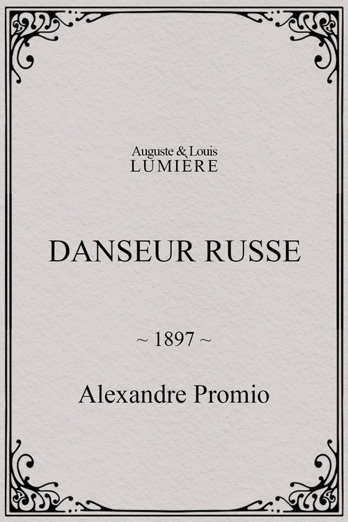 Movie poster for Danseur russe (1897)