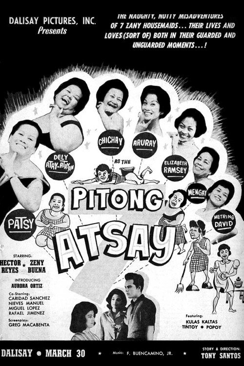 Movie poster for Pitong Atsay (1962)