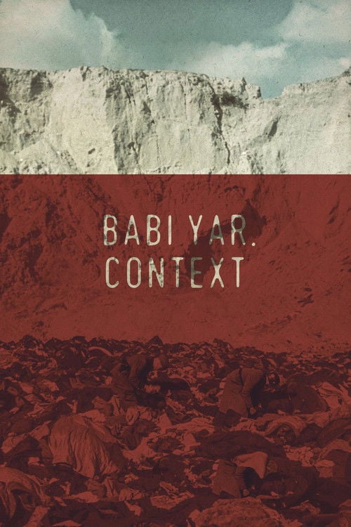 Movie poster for Babi Yar. Context (2021)