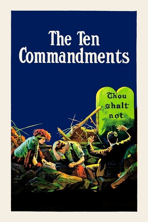 Movie poster for The Ten Commandments (1923)
