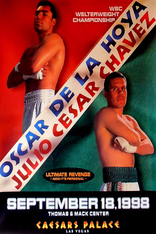 Movie poster for Oscar de la Hoya vs. Julio César Chávez II (1998)