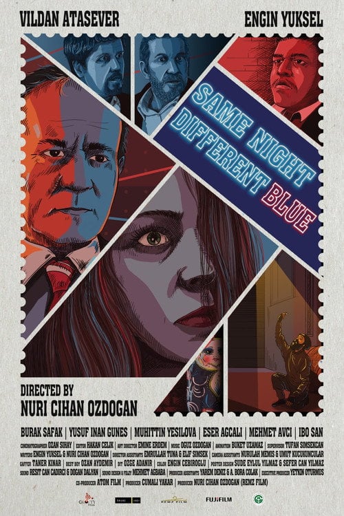 Movie poster for Same Night Different Blue (2021)