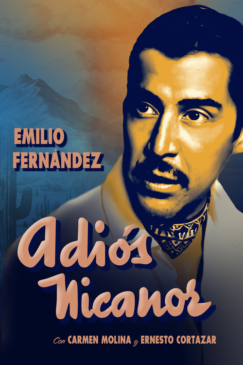 Movie poster for Adios Nicanor (1937)
