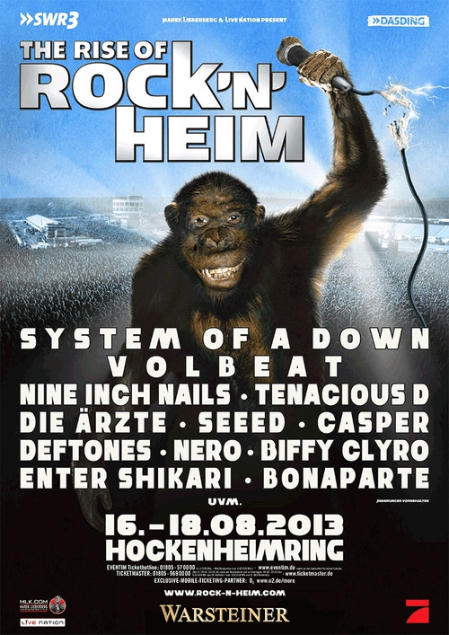 Movie poster for Nine Inch Nails: [2013] Rock 'n' Heim (2013)