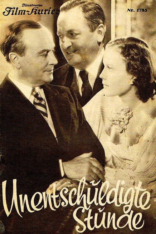 Movie poster for Unentschuldigte Stunde (1937)