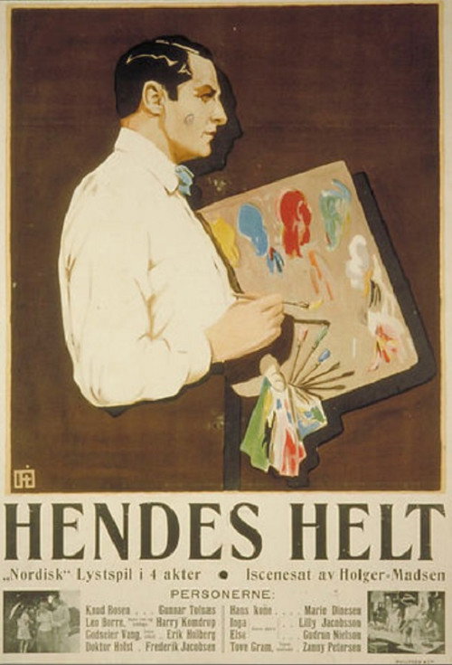 Movie poster for Hendes Helt (1919)