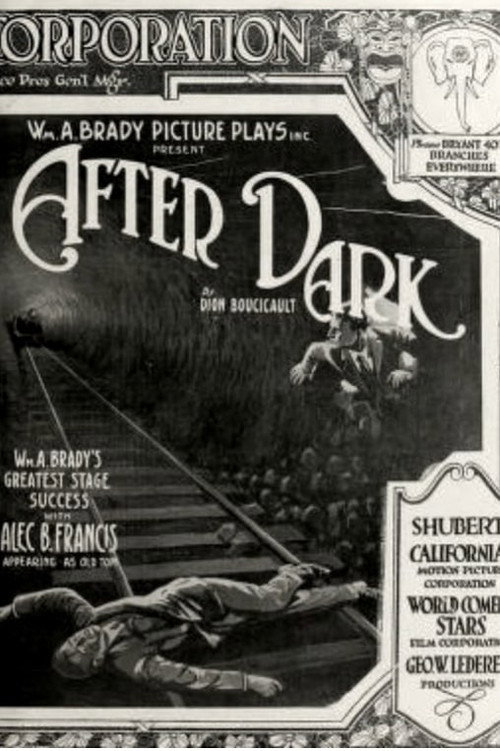 Movie poster for After Dark (1915)