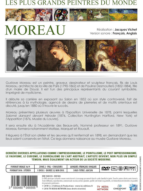Movie poster for The Greatest Painters of the World : Gustave Moreau (2016)