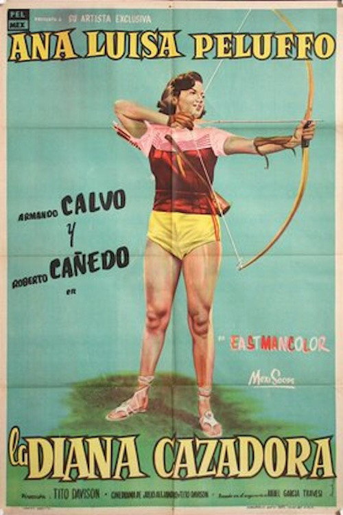 Movie poster for La Diana Cazadora (1957)