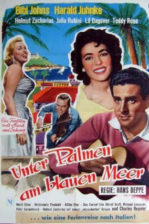 Movie poster for Unter Palmen am blauen Meer (1957)