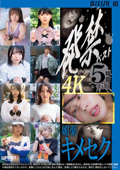 Movie poster for 発禁ベスト　媚薬キメセク　BLUE LINE_03／茜（26） その他 7名 (2025)