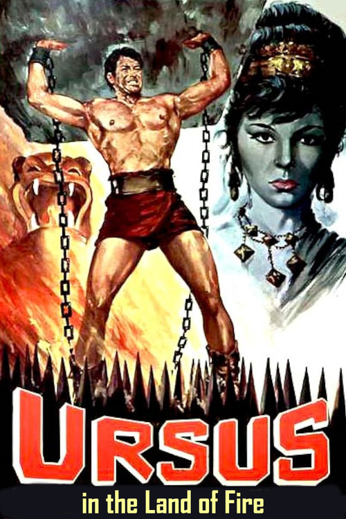 Movie poster for Ursus in the Land of Fire (1963)