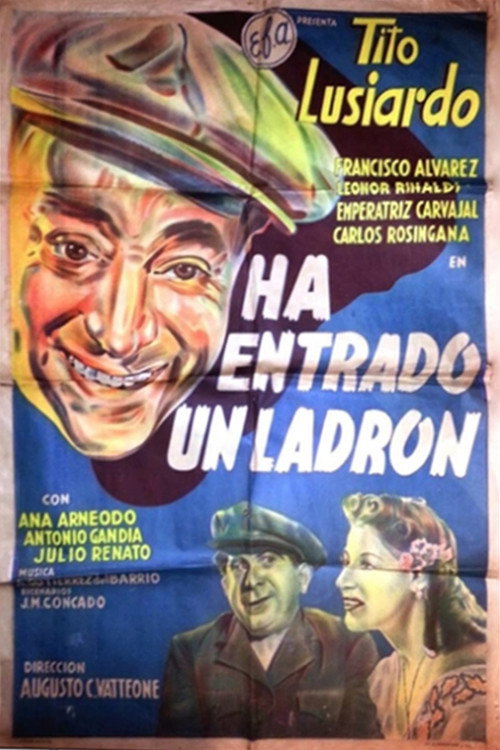 Movie poster for Ha entrado un ladrón (1940)