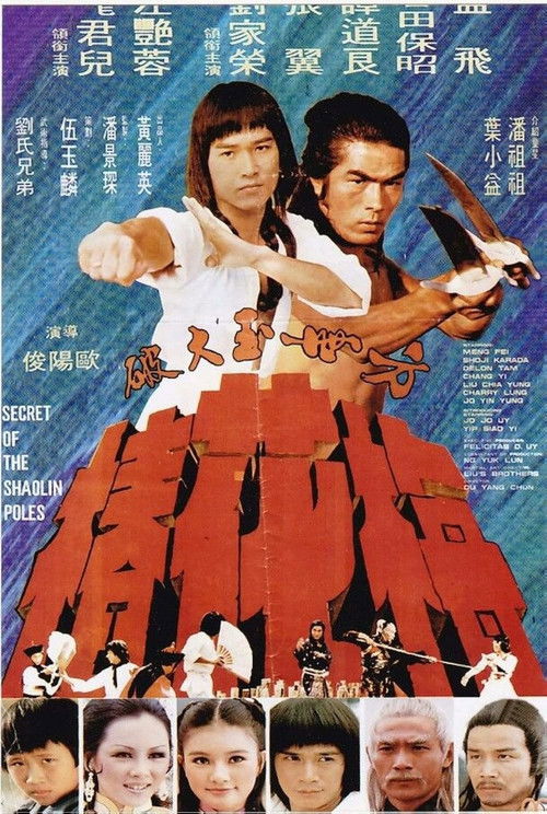 Movie poster for Secret of the Shaolin Poles (1977)