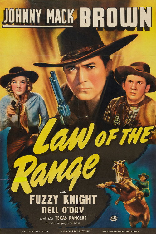 Movie poster for Law of the Range (1941)