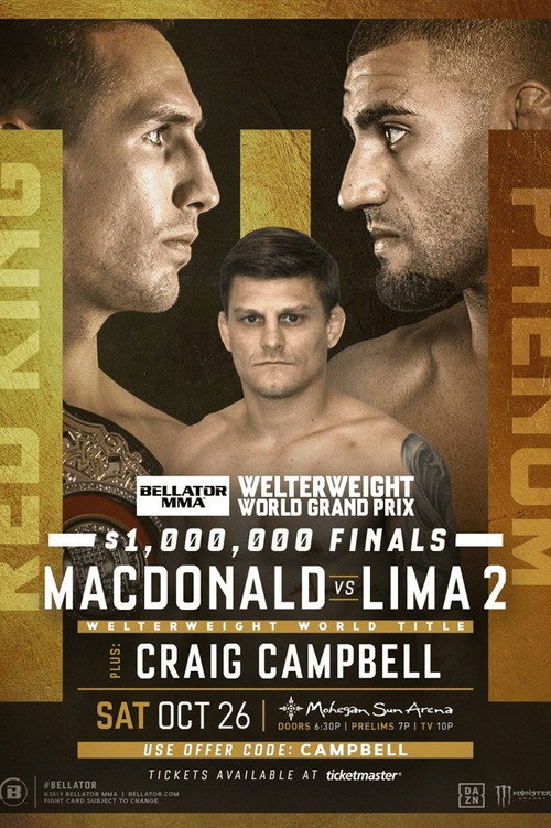 Movie poster for Bellator 232: MacDonald vs. Lima 2 (2019)