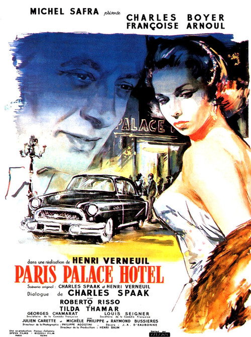 Movie poster for Paris, Palace Hôtel (1956)