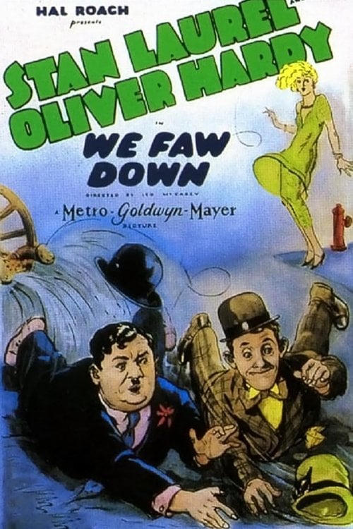 Movie poster for We Faw Down (1928)