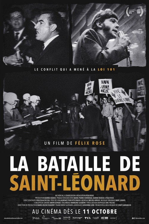 Movie poster for La bataille de Saint-Léonard (2024)