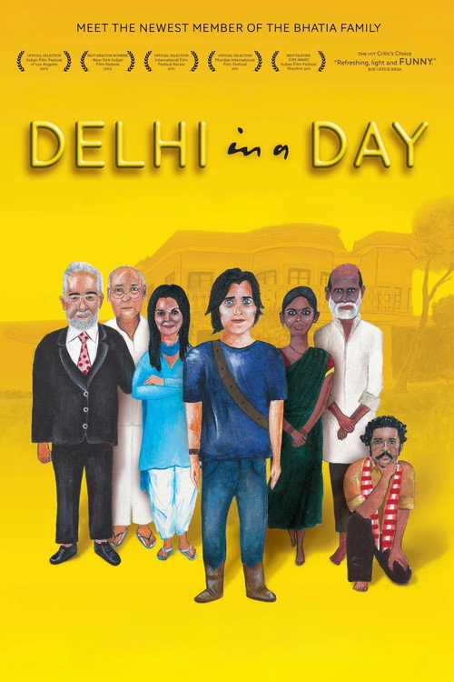 Movie poster for Delhi in a Day (2012)
