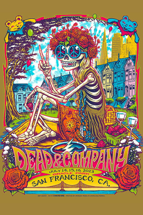 Movie poster for Dead & Company: 2023-07-16 Oracle Park, San Francisco, CA, USA (2023)