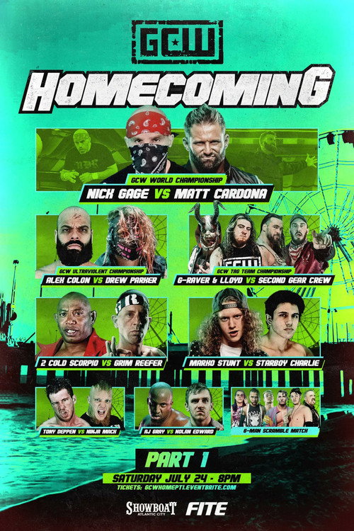 Movie poster for GCW Homecoming Part I (2021)