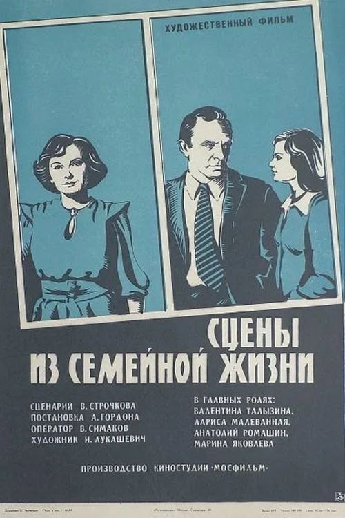 Movie poster for Scenes from Family Life (1980)