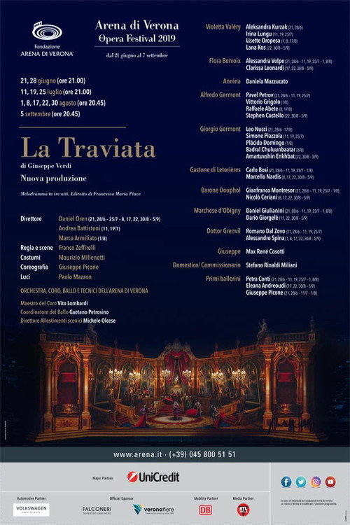Movie poster for La Traviata - Arena di Verona (2019)