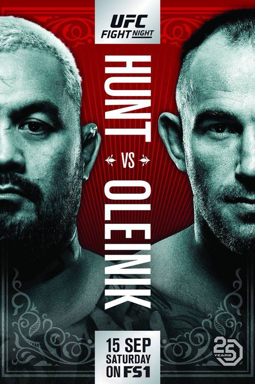 Movie poster for UFC Fight Night 136: Hunt vs. Oleinik (2018)