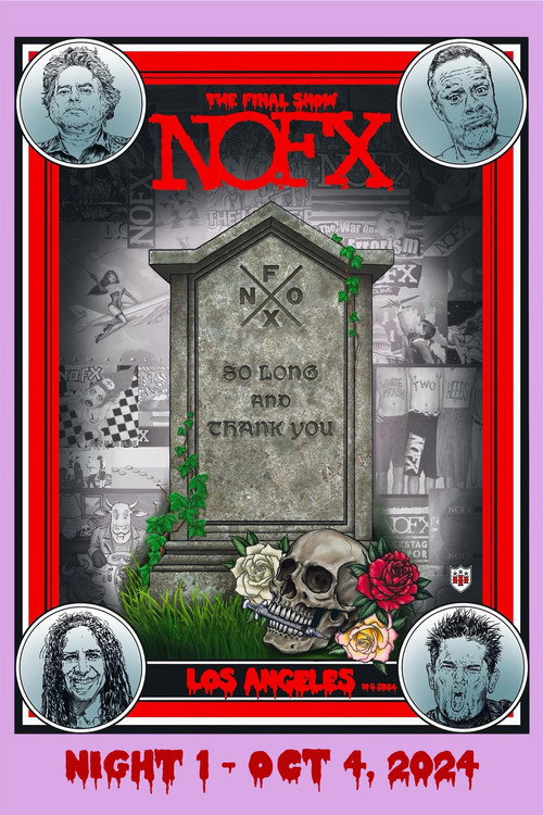 Movie poster for NOFX: The Final Show (Night 1) Oct 4, 2024 (2024)