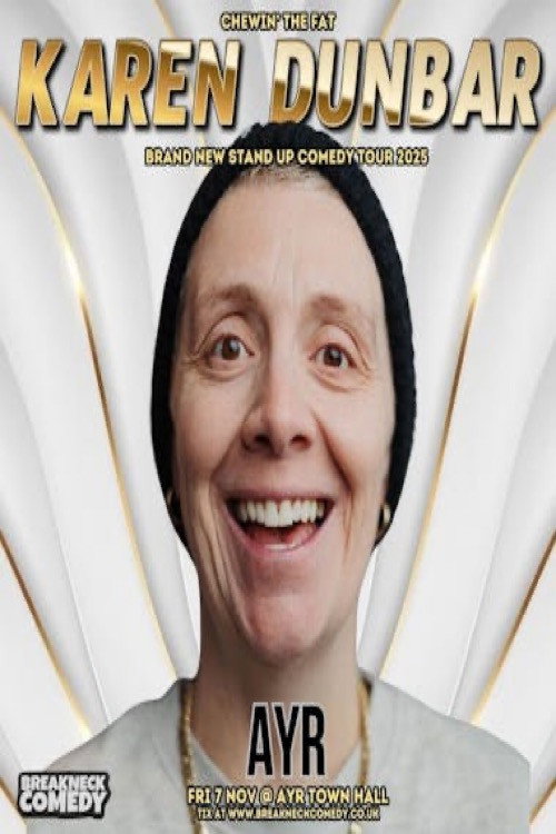 Movie poster for Karen Dunbar Live from Ayr (2025)