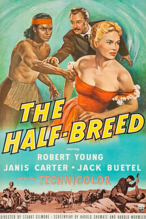 Movie poster for The Half-Breed (1952)