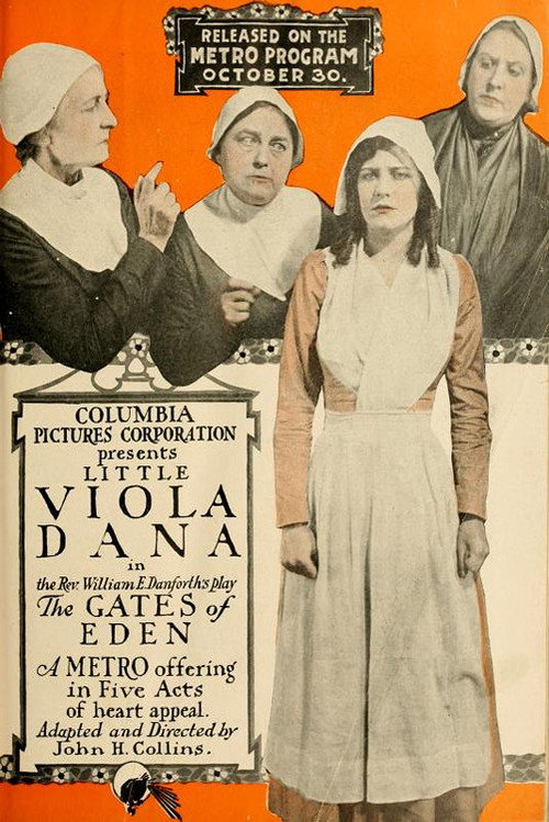 Movie poster for The Gates of Eden (1916)
