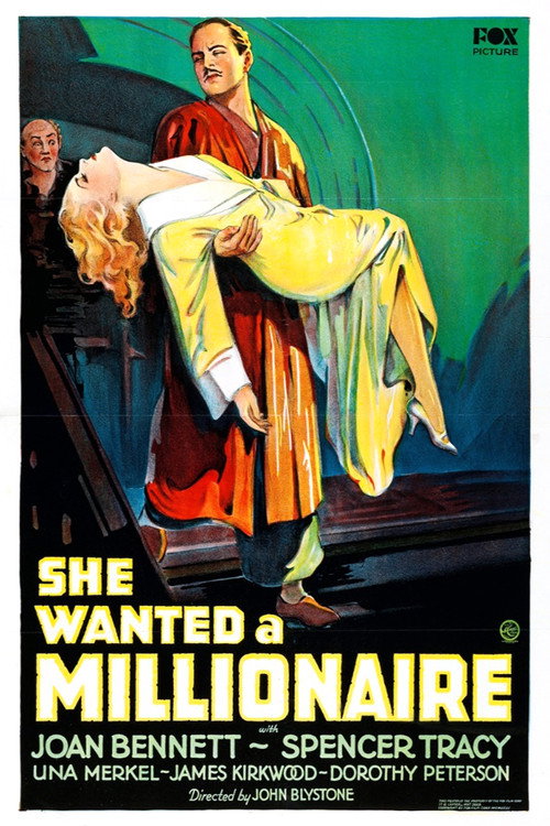 Movie poster for She Wanted a Millionaire (1932)
