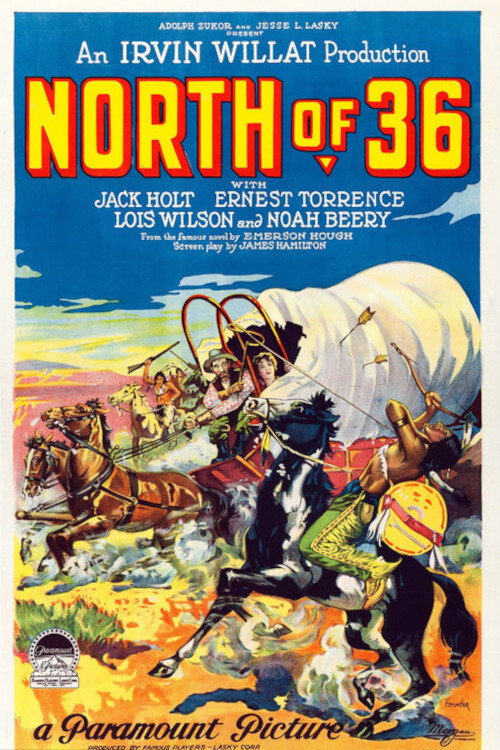 Movie poster for North of 36 (1926)
