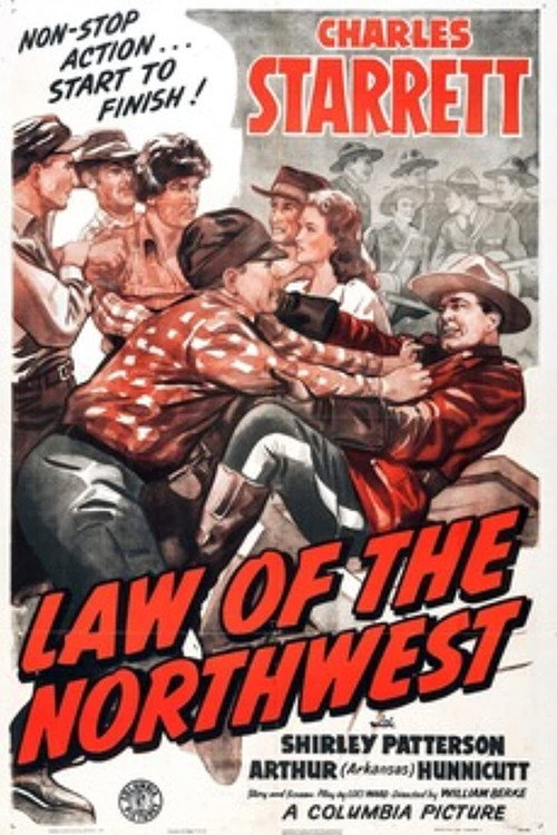 Movie poster for Law of the Northwest (1943)