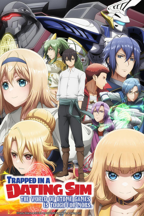 Series poster for Trapped in a Dating Sim: The World of Otome Games Is Tough for Mobs (2022)