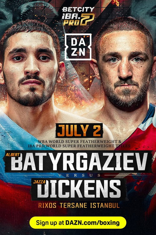 Movie poster for Albert Batyrgaziev vs. James Dickens (2025)