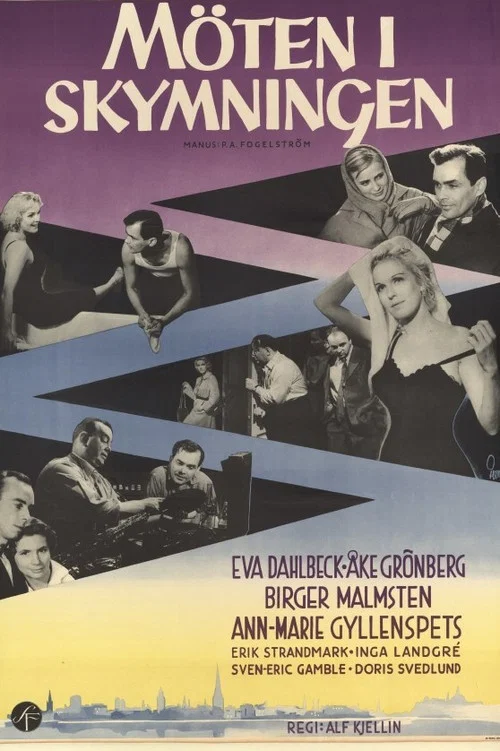 Movie poster for Möten i skymningen (1957)