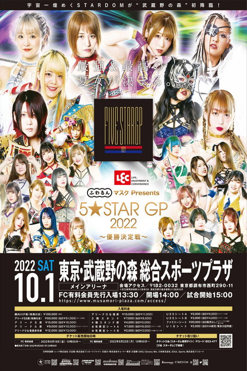 Movie poster for Stardom 5★STAR Grand Prix 2022 ~Championship Battle~ (2022)