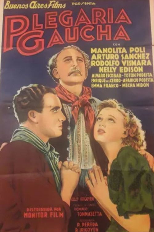 Movie poster for Plegaria gaucha (1938)