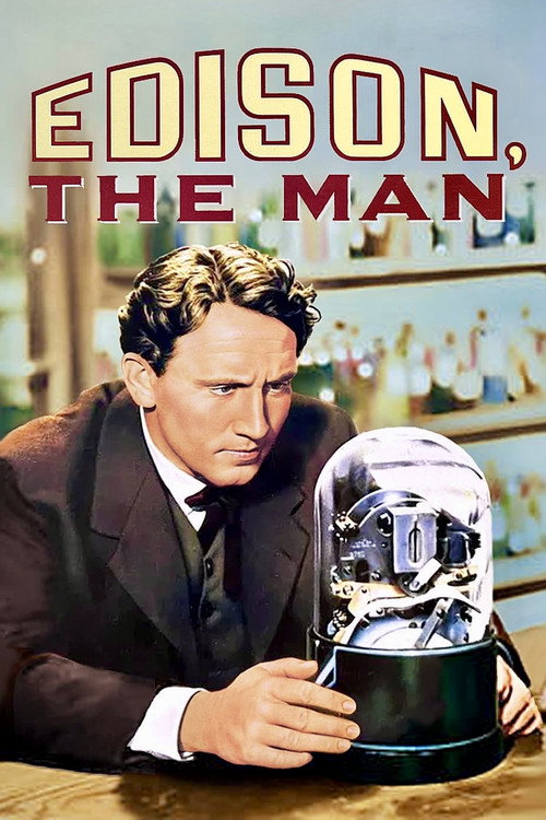 Movie poster for Edison, the Man (1940)