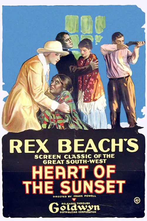 Movie poster for Heart of the Sunset (1918)