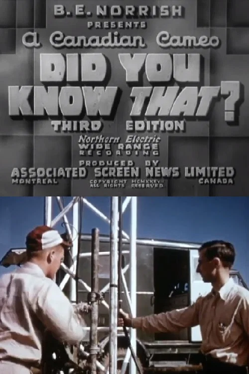 Movie poster for Did You Know That? Third Edition (1937)