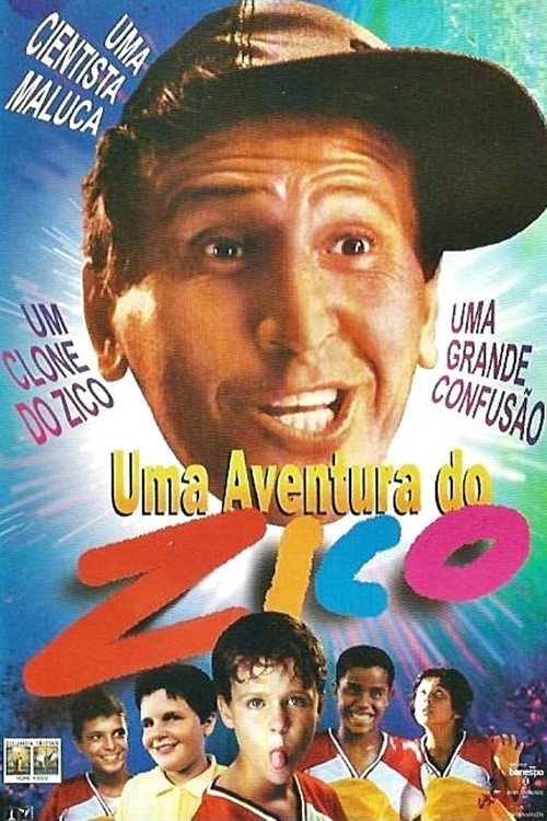 Movie poster for Uma Aventura do Zico (1998)