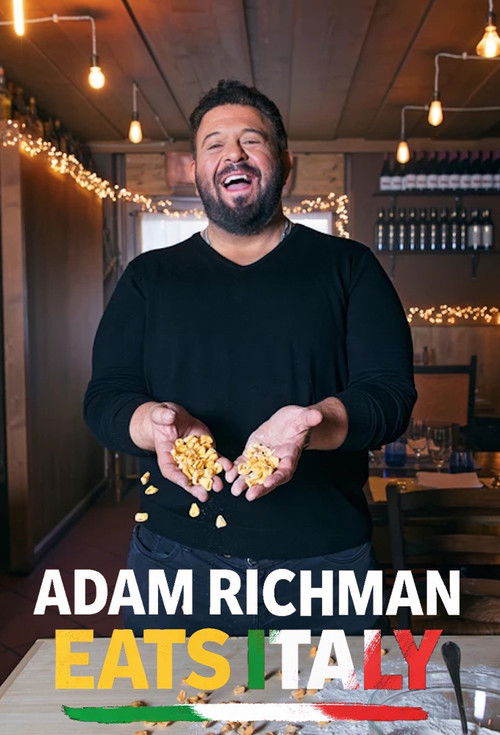 Series poster for Adam Richman Eats Italy (2026)