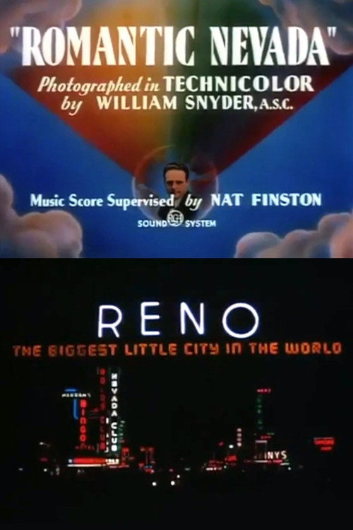 Movie poster for Romantic Nevada (1943)