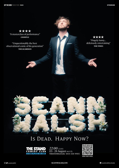 Movie poster for Seann Walsh: Is Dead, Happy Now? (2024)
