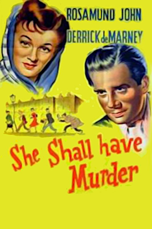 Movie poster for She Shall Have Murder (1950)