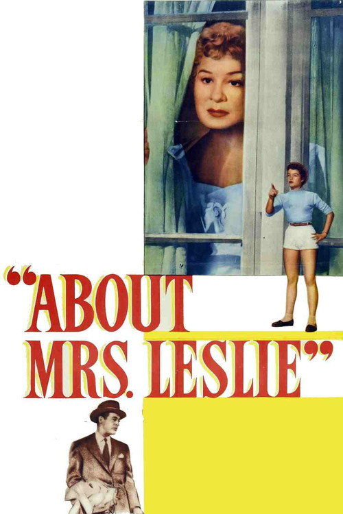 Movie poster for About Mrs. Leslie (1954)